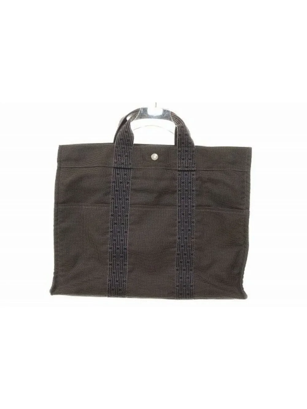 Hermes Her Line MM Tote Canvas Gray